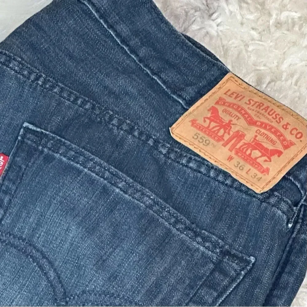 Levi's Blue Relaxed Jeans with Indigo Denim